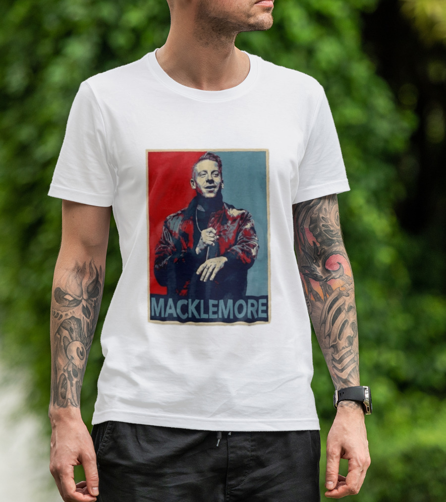 Macklemore Music Icon Red Blue T-Shirt