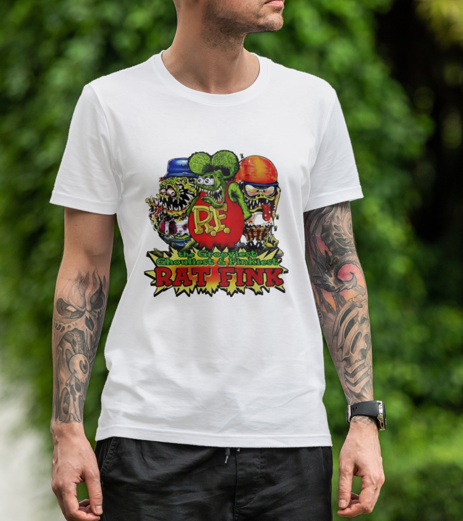 Grooviest Ghouliest Finkiest Rat Fink R.F. T-Shirt