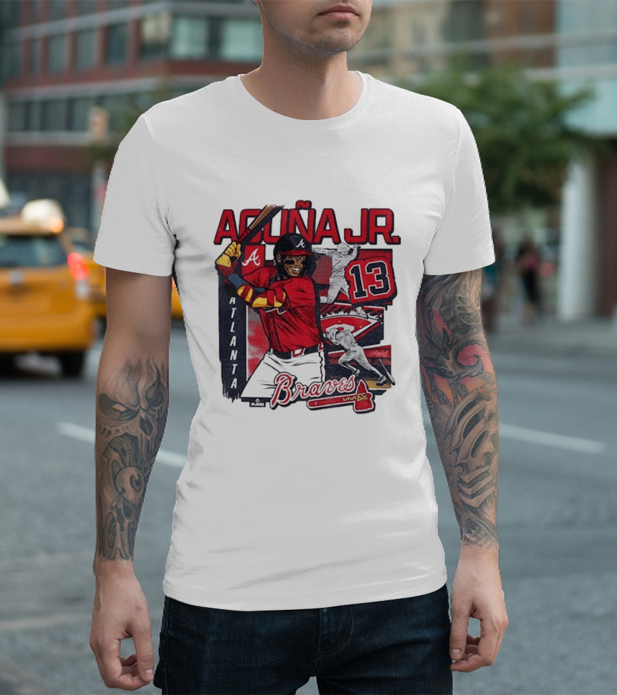 Acuña Jr. Atlanta Braves 13 Baseball Player MLB T-Shirt
