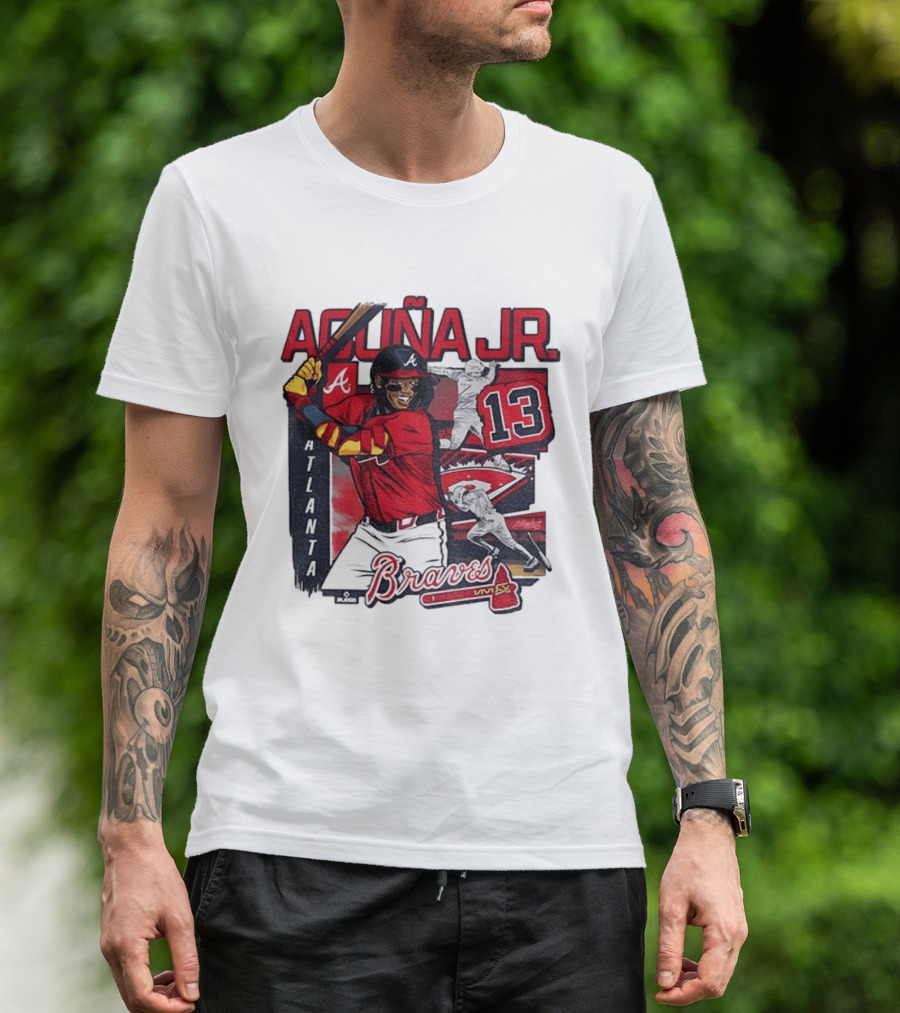 Acuña Jr. Atlanta Braves 13 Baseball Player MLB T-Shirt