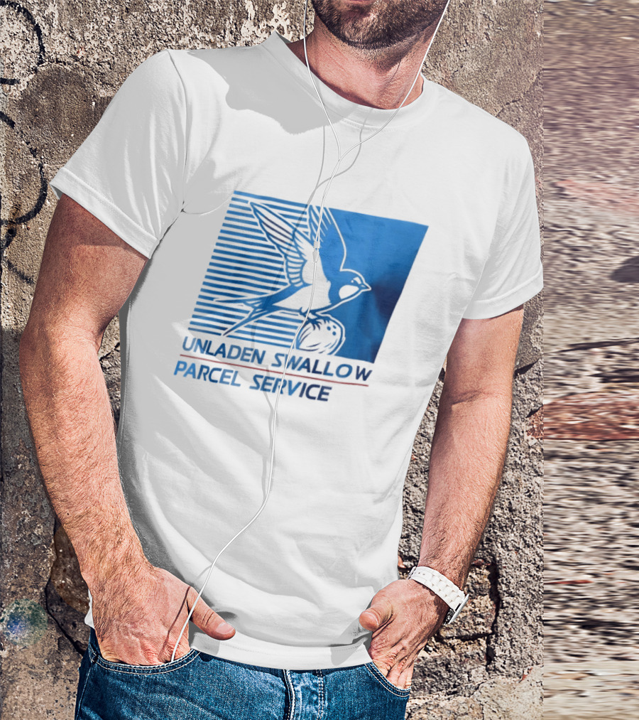 Unladen Swallow Parcel Service Monty Python T-Shirt