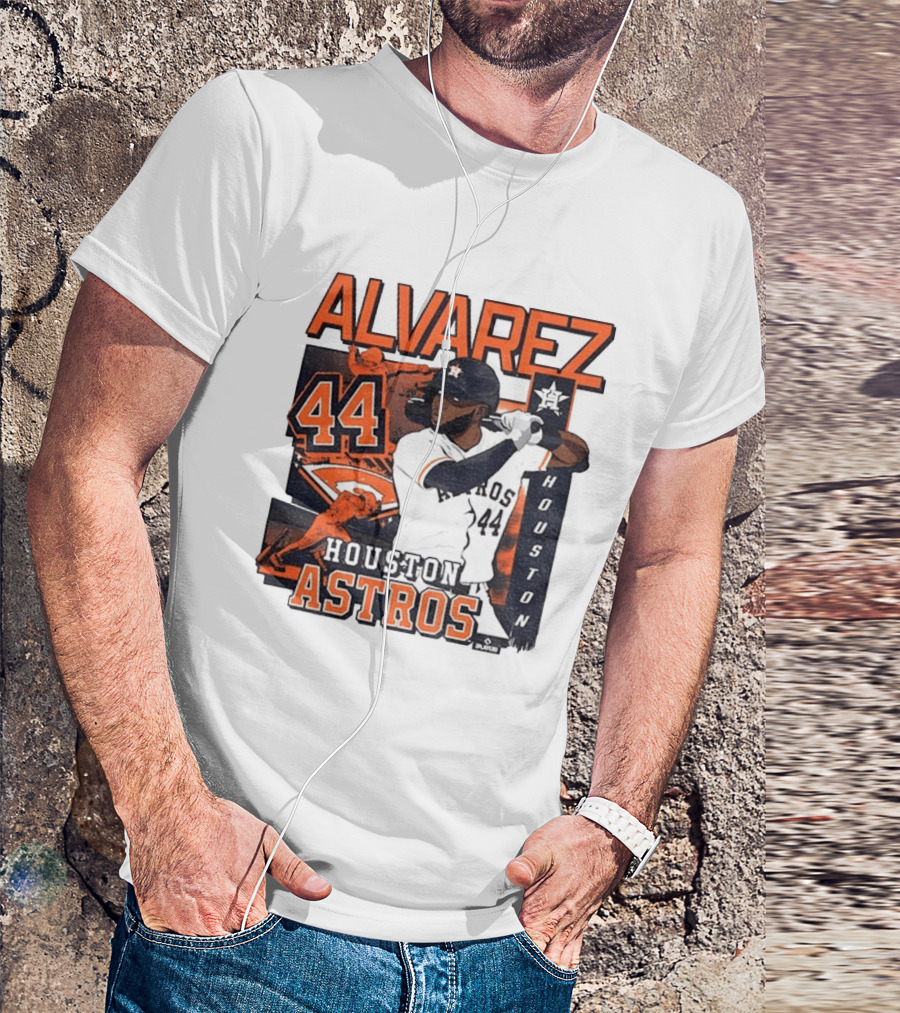 Yordan Alvarez 44 Houston Astros Player Edition MLB T-Shirt