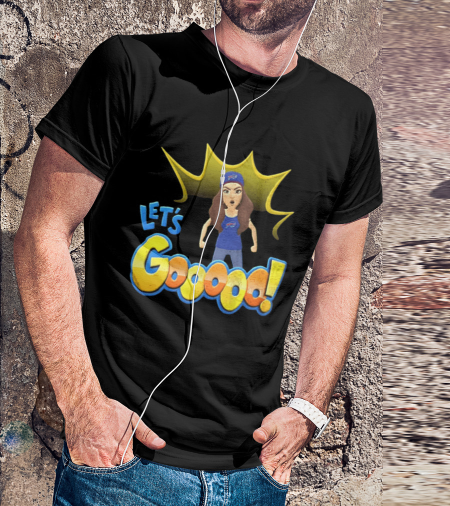 Buffalo Bills Let's Gooooo Football Enthusiast Team Spirit T-Shirt