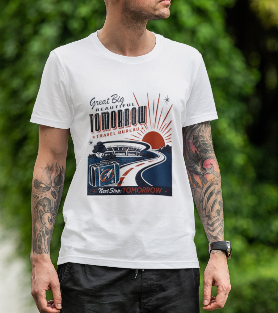 Great Big Beautiful Tomorrow Travel Bureau Tomorrow Carousel T-Shirt