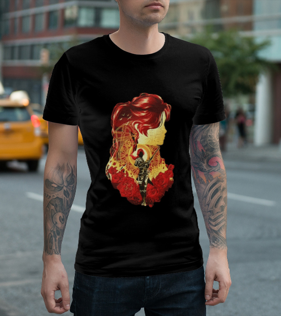 Rose Of Versailles Oscar Francois De Jarjayes Anime Manga Roses T-Shirt