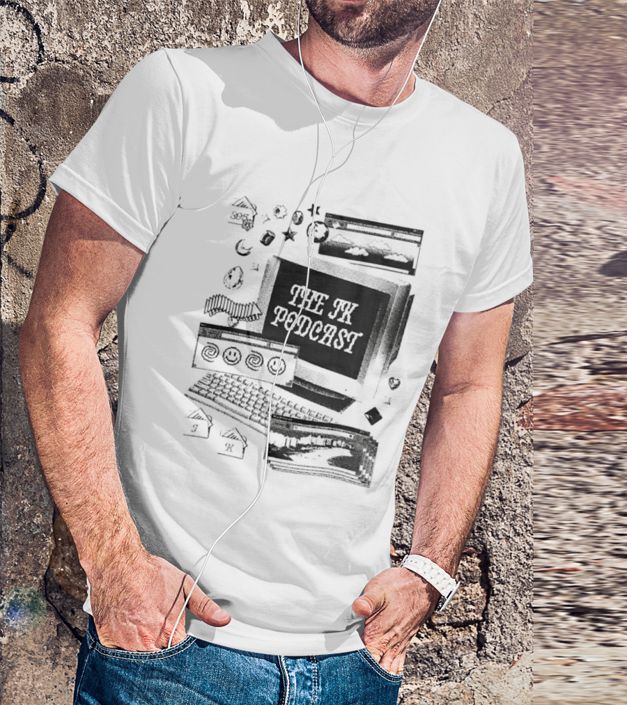 The JK Podcast 305 Computer Y2K Nostalgia Vintage Tech T-Shirt