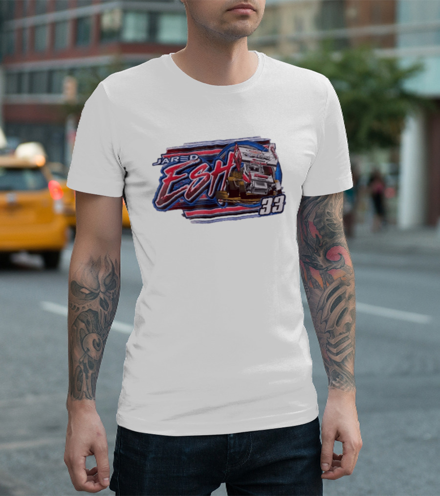 Jared Esh 33 Sprint Car Racing Ezra's Point Competition T-Shirt