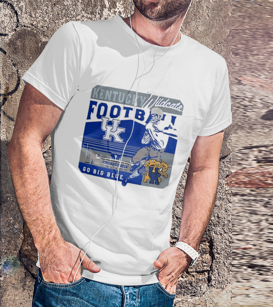 Kentucky Wildcats Football Go Big Blue Kroger Field UK Wildcats T-Shirt