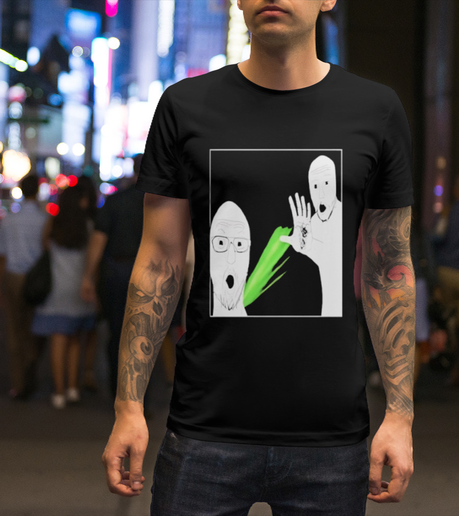 Soyjak Pointing Meme Wholesome Internet Reaction T-Shirt