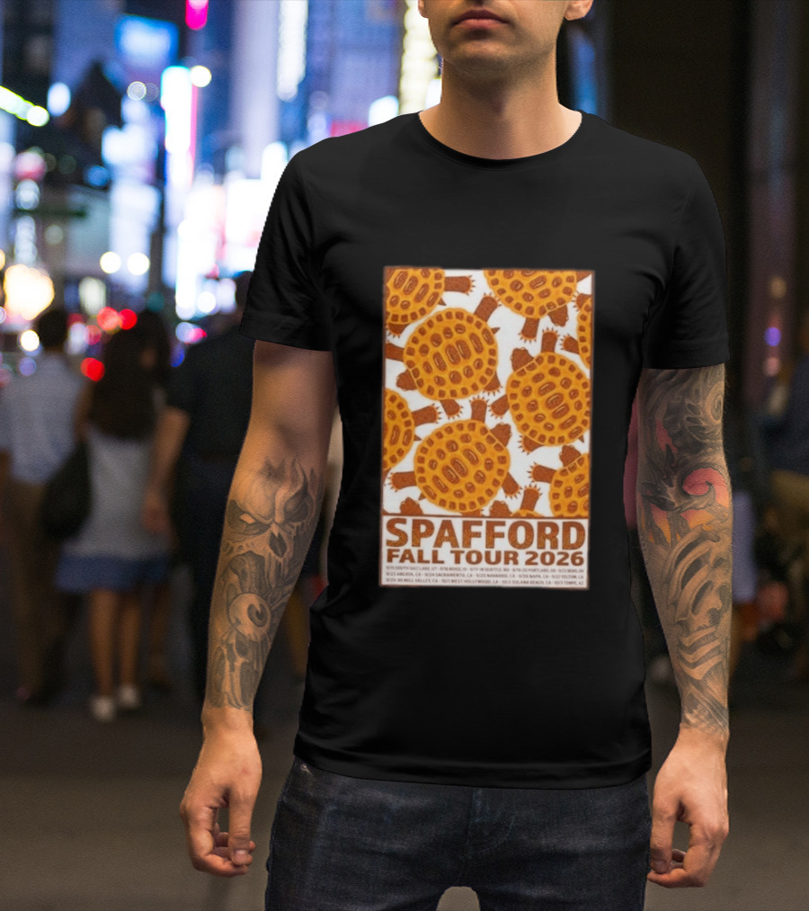Spafford Fall Tour 2026 Turtles And Tour Dates T-Shirt