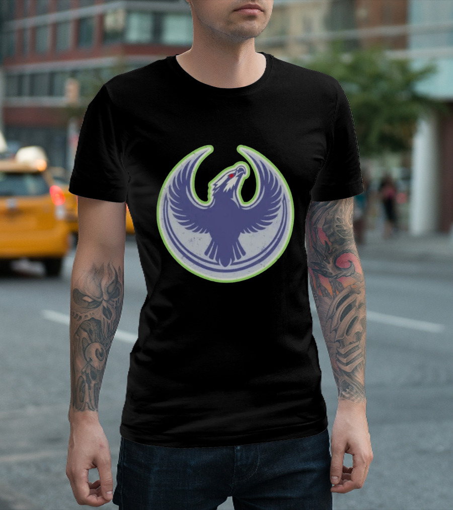 Seattle Rebel Alliance Distressed Eagle T-Shirt