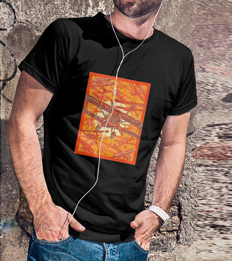 Biplane Airshow Eugene And Austin Adventure T-Shirt