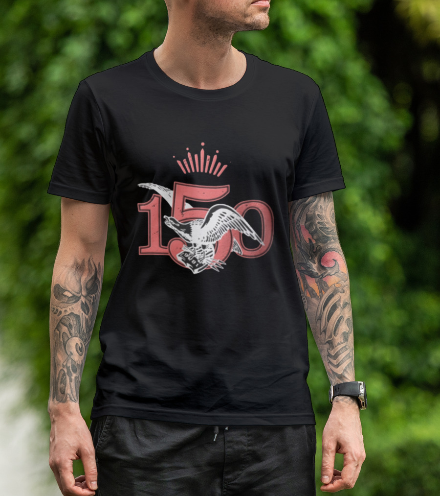 Texas A And M University 150th Anniversary 1876 Eagle Crown T-Shirt