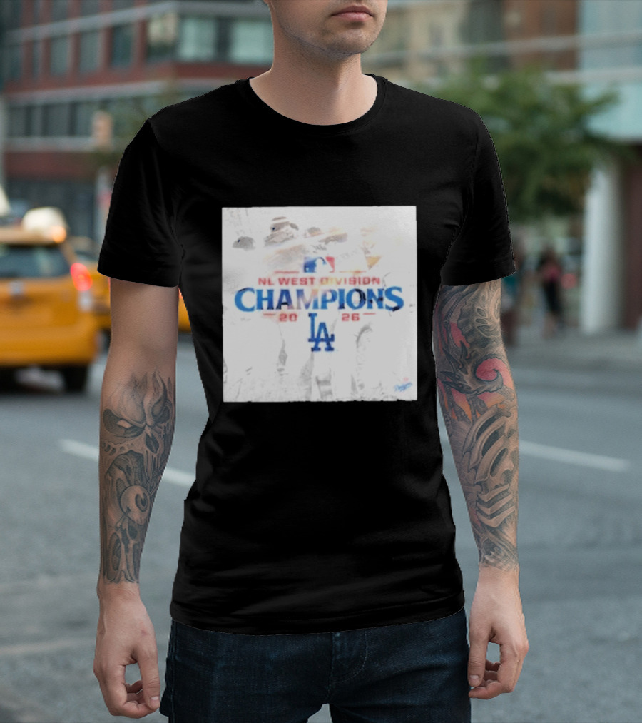 NL West Division Champions 2026 LA Dodgers MLB T-Shirt