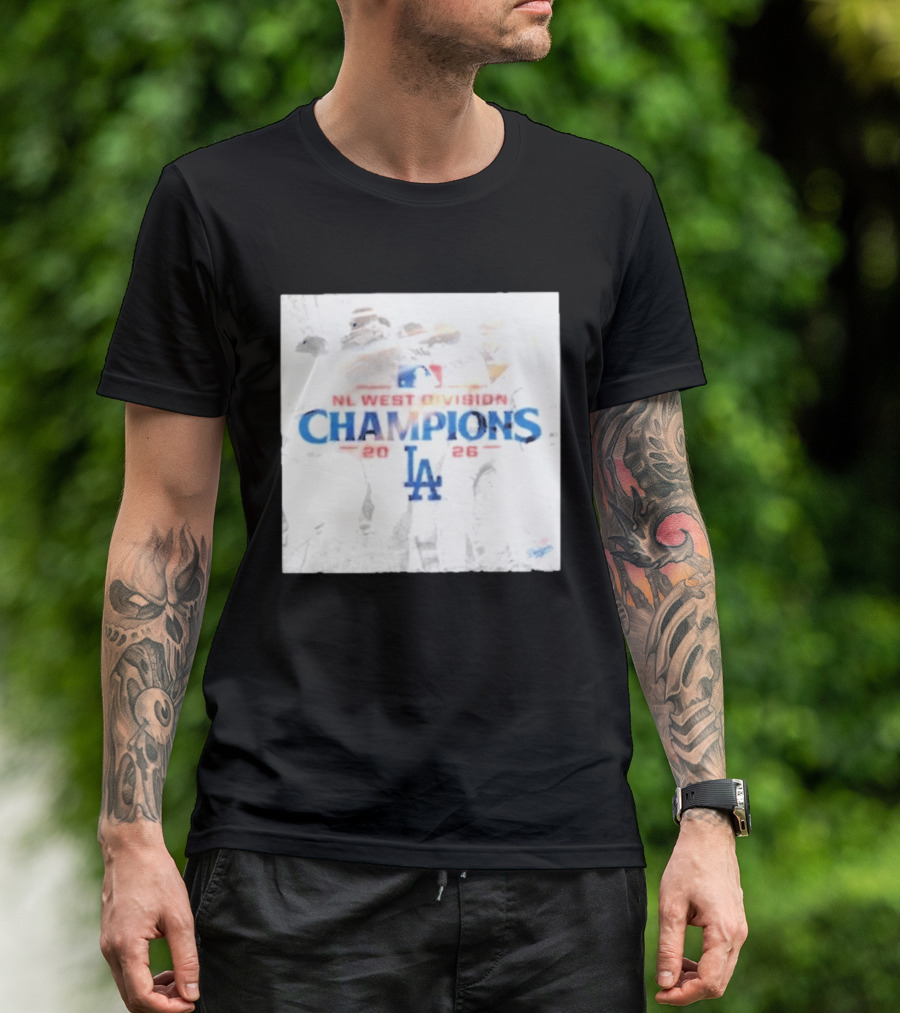 NL West Division Champions 2026 LA Dodgers MLB T-Shirt