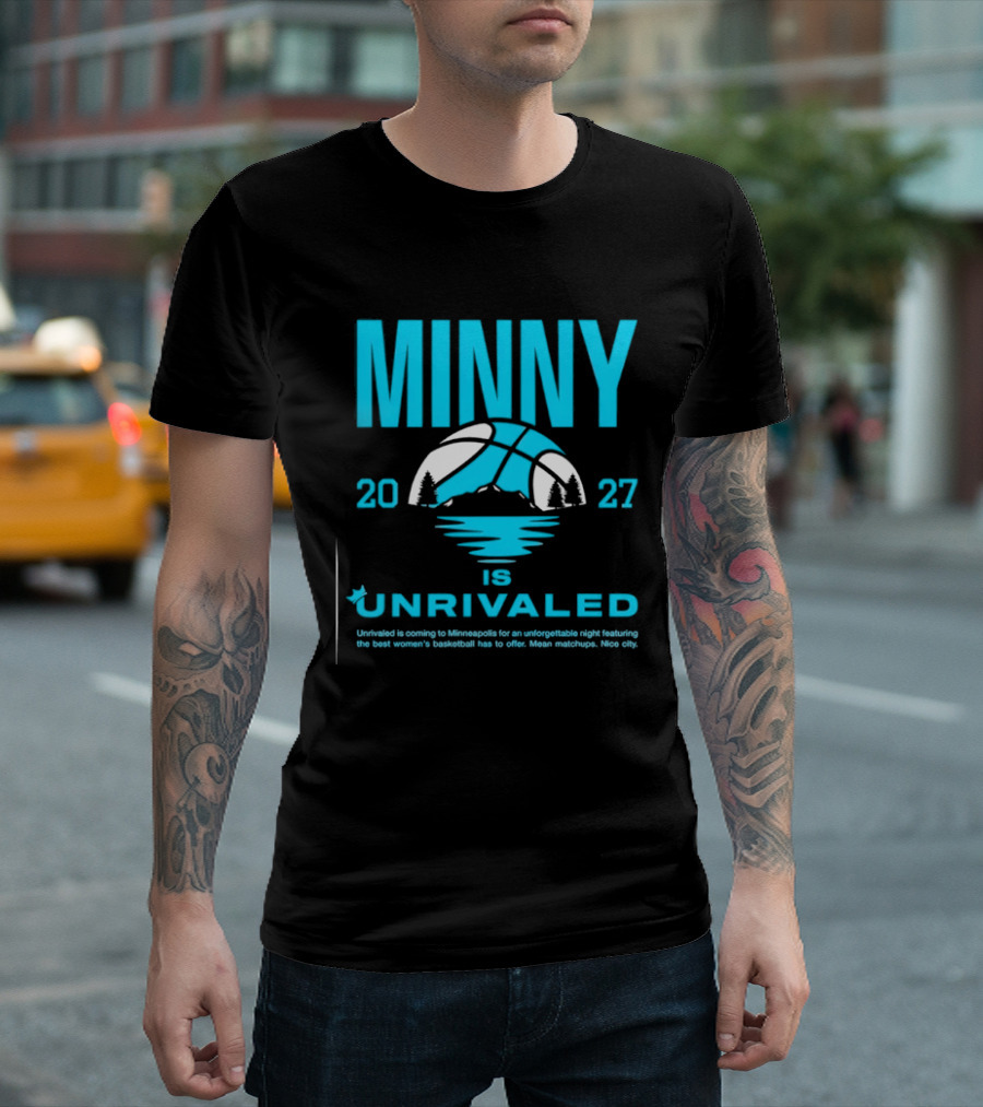 Minny 2027 Unrivaled Basketball Season 3 Bus Tour Event T-Shirt