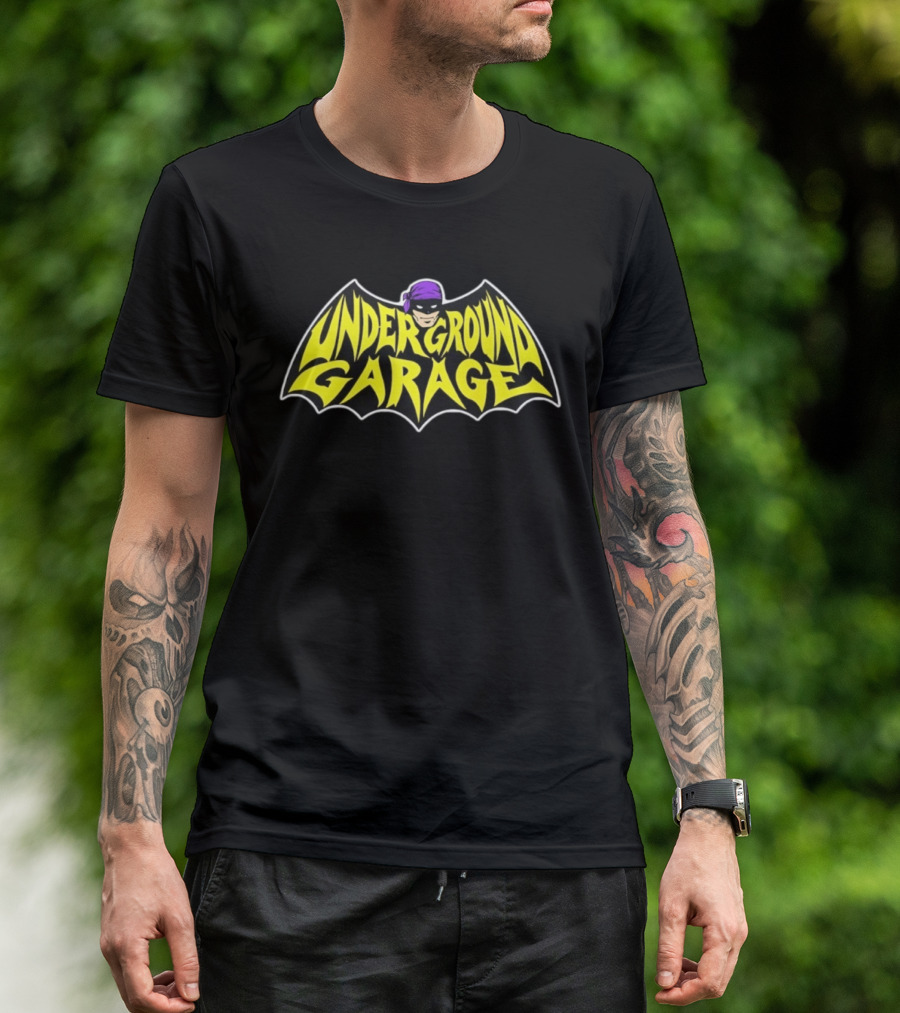 Underground Garage Superhero Bat Comic Masked Hero T-Shirt