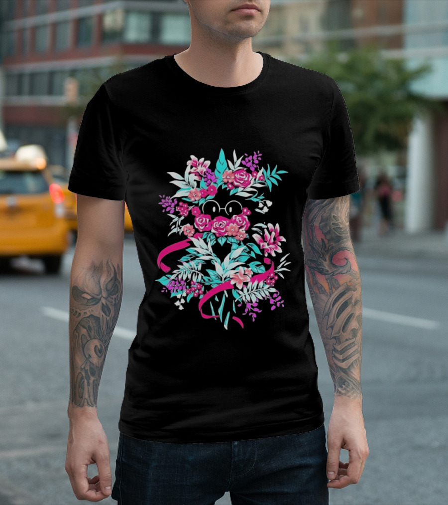 Floral Wizardry Bouquet Glasses Magic Blossoms T-Shirt