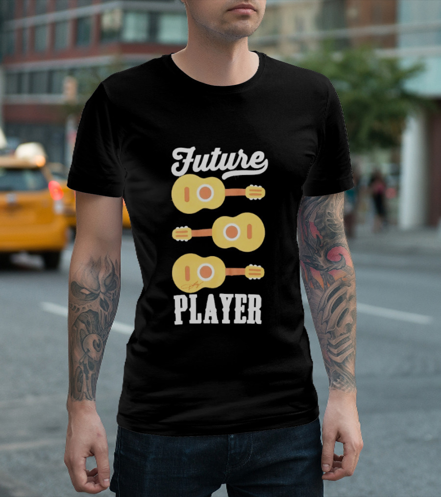 Future Dolly Guitar Music Player T-Shirt