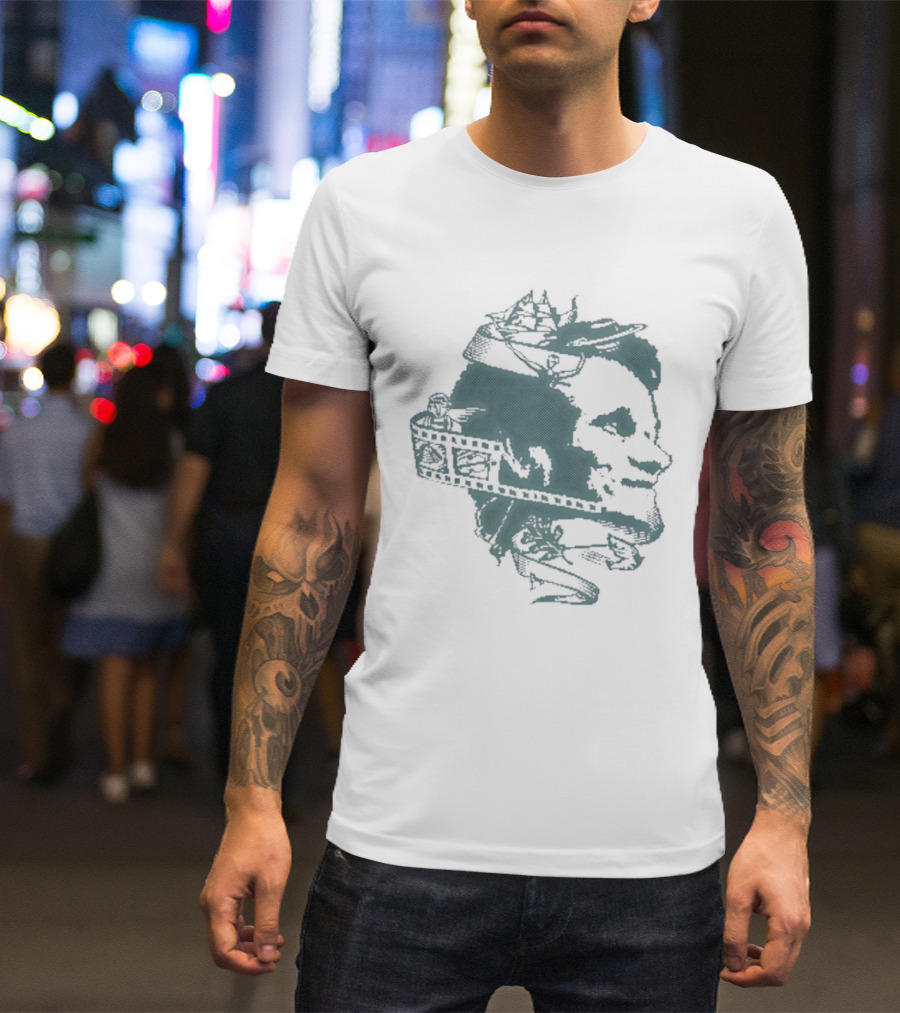 Abraham Lincoln Nautical Film Reel Image T-Shirt