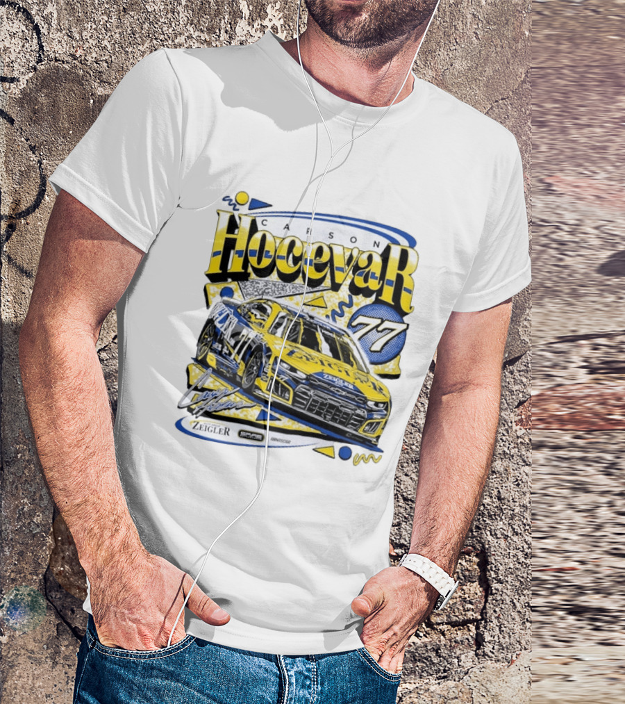 Carson Hocevar 77 NASCAR Spire Motorsports Zeigler Chevrolet Camaro Racing T-Shirt