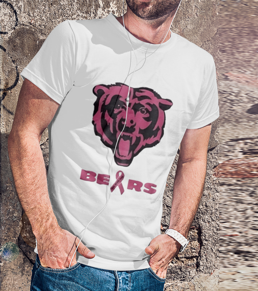 Chicago Bears Real Fans Wear Pink Breast Cancer Awareness 2026 T-Shirt