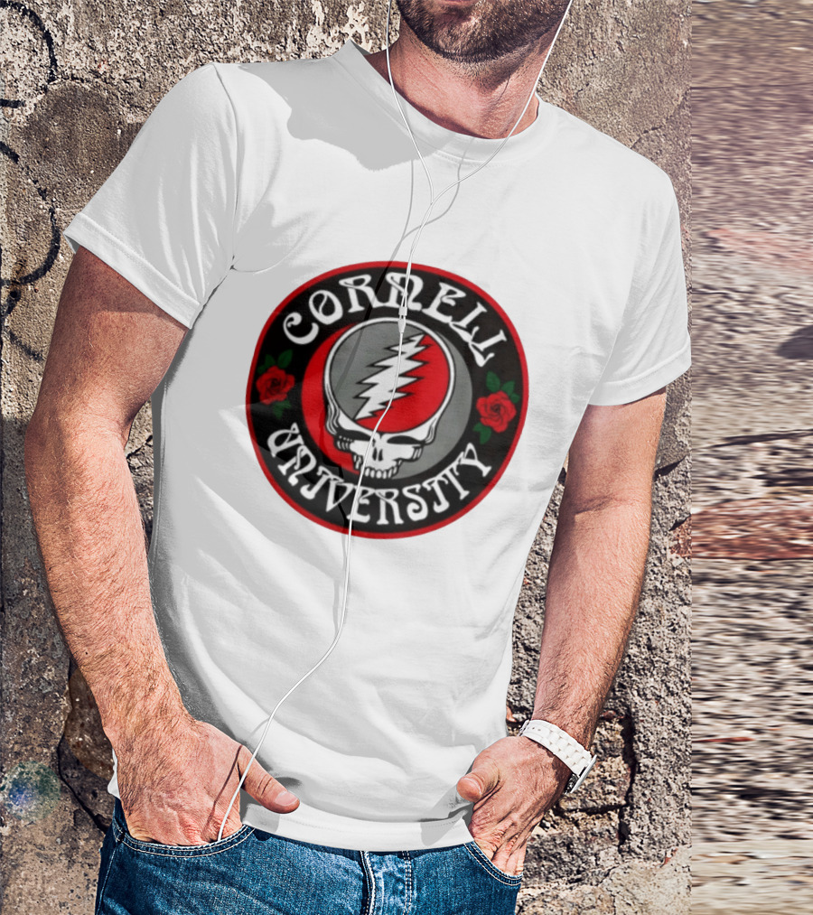 Cornell University Grateful Dead Steal Your Face Roses 2026 T-Shirt
