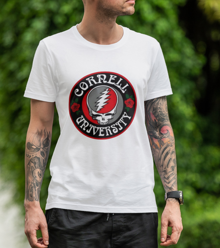 Cornell University Grateful Dead Steal Your Face Roses 2026 T-Shirt