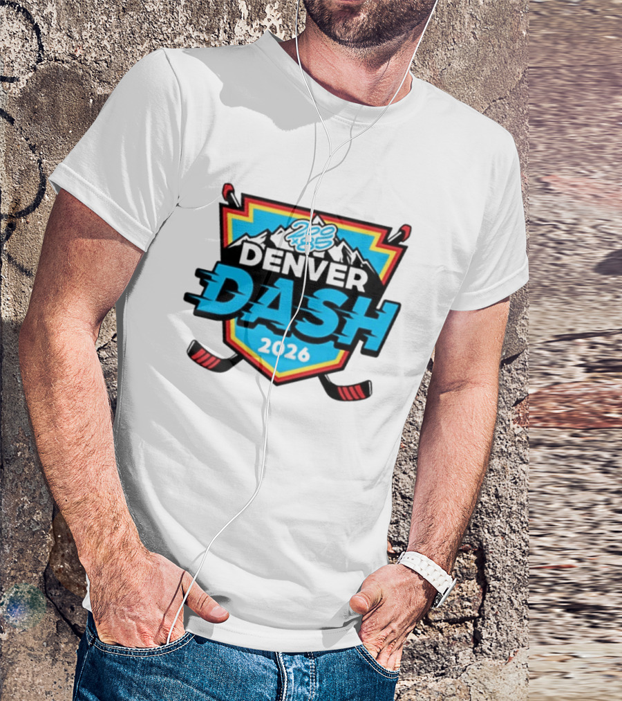 Denver Dash 2026 200×85 Tournament Series Hockey Event T-Shirt