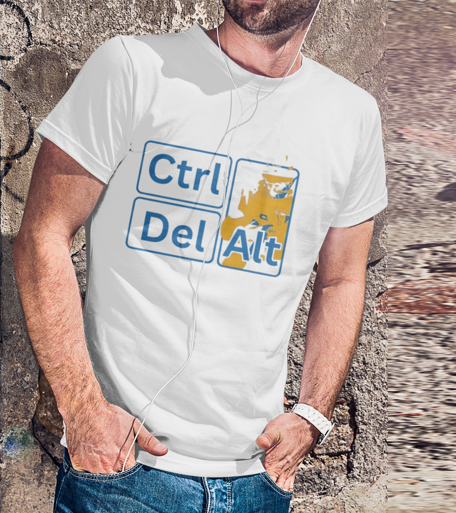 Los Angeles Football Ctrl Del Alt Gaming Keyboard Sports T-Shirt