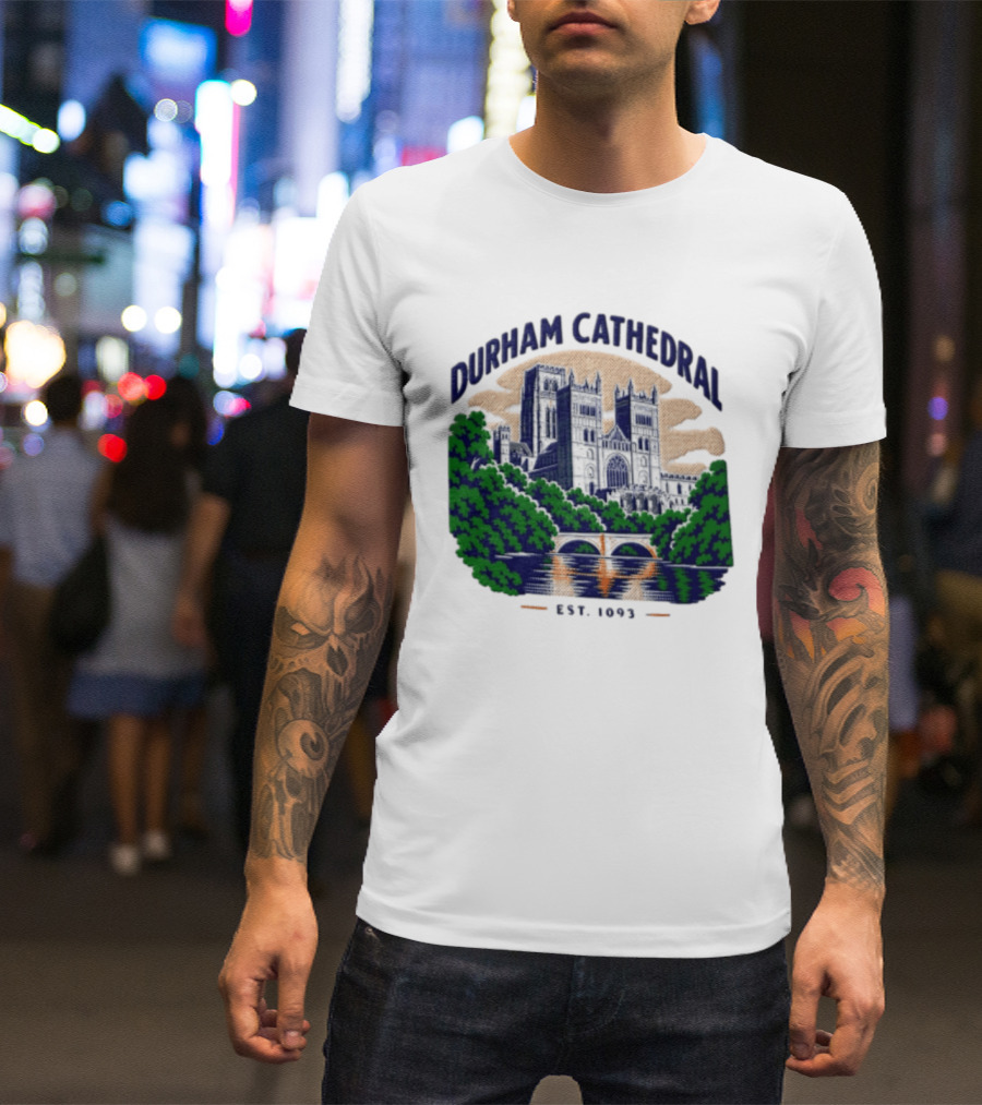 Durham Cathedral Est 1093 Iconic Landmark Travel Souvenir T-Shirt