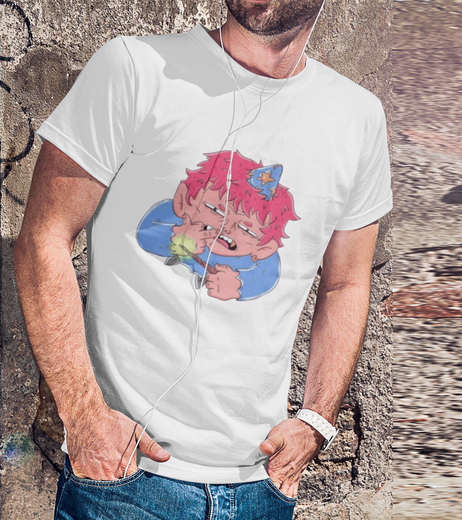 I Cast F*** Right Off And Go Away Wizard Wand Spell Fun T-Shirt