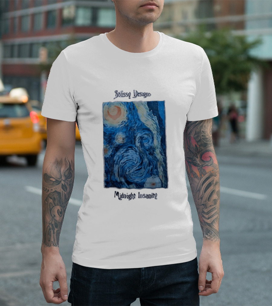 Stüssy Midnight Insanity The Starry Night T-Shirt