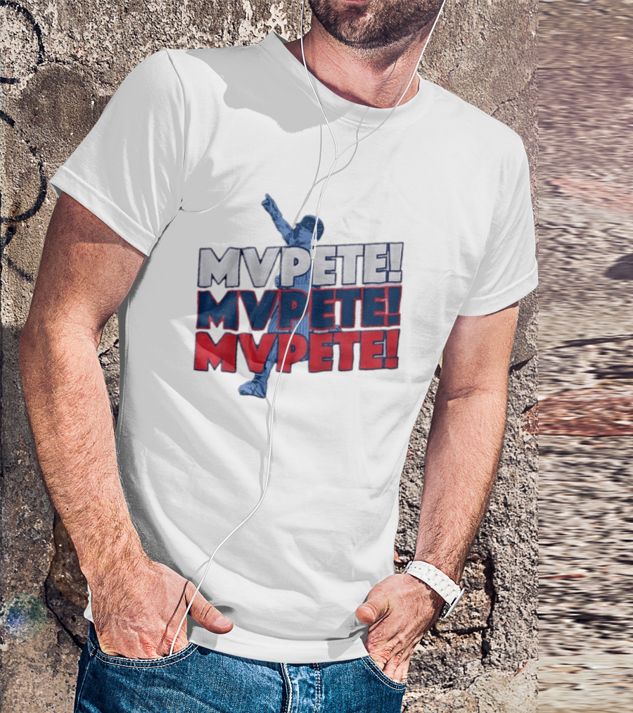 Pete Crow Armstrong Chicago Cubs MVPete Chant Celebration T-Shirt