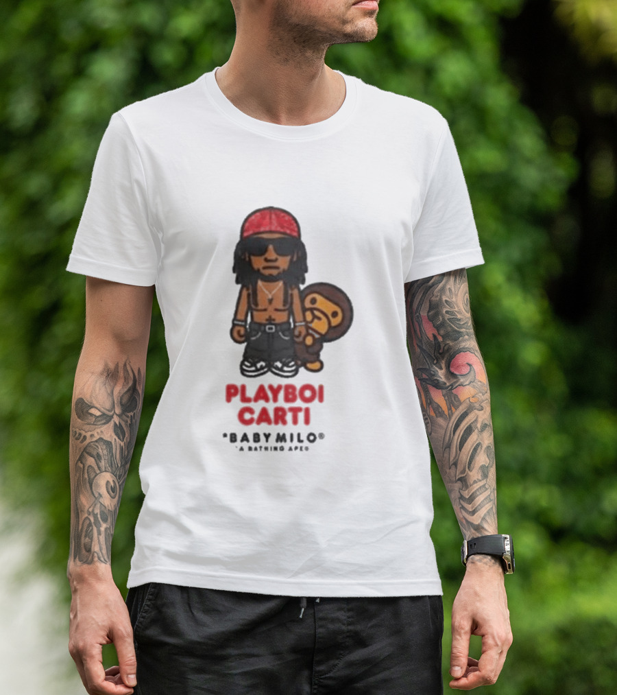 Playboi Carti Baby Milo A Bathing Ape Collaboration T-Shirt