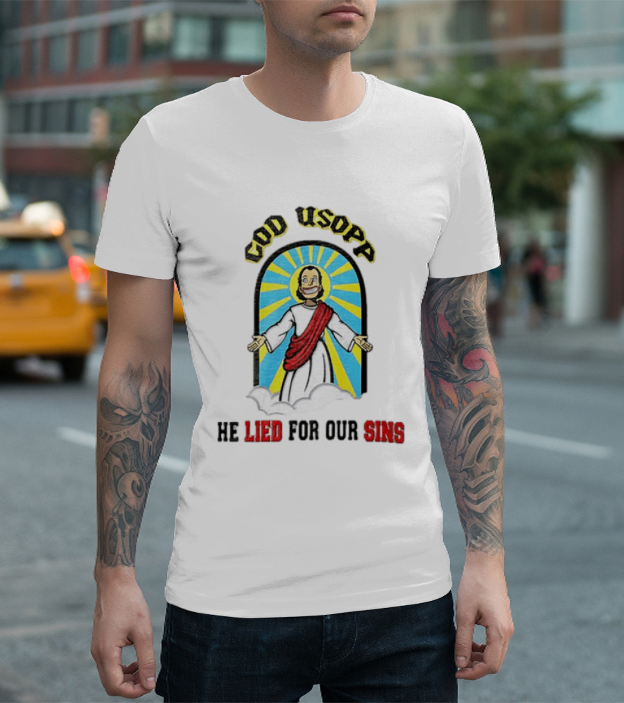 God Usopp He Lied For Our Sins One Piece Anime T-Shirt
