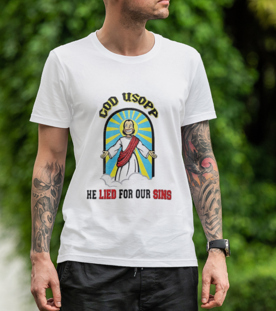 God Usopp He Lied For Our Sins One Piece Anime T-Shirt