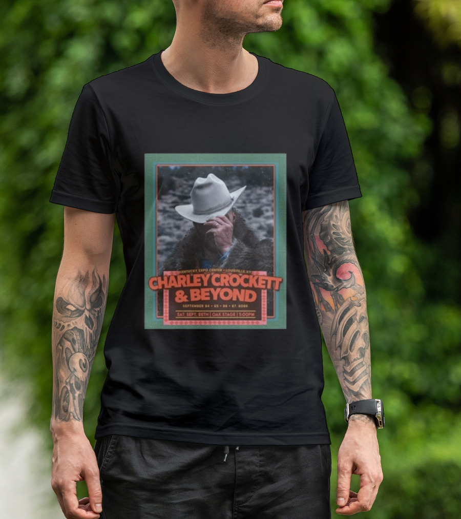 Charley Crockett & Beyond Kentucky Expo Center Louisville KY September 24 27 2026 Oak Stage Event T-Shirt