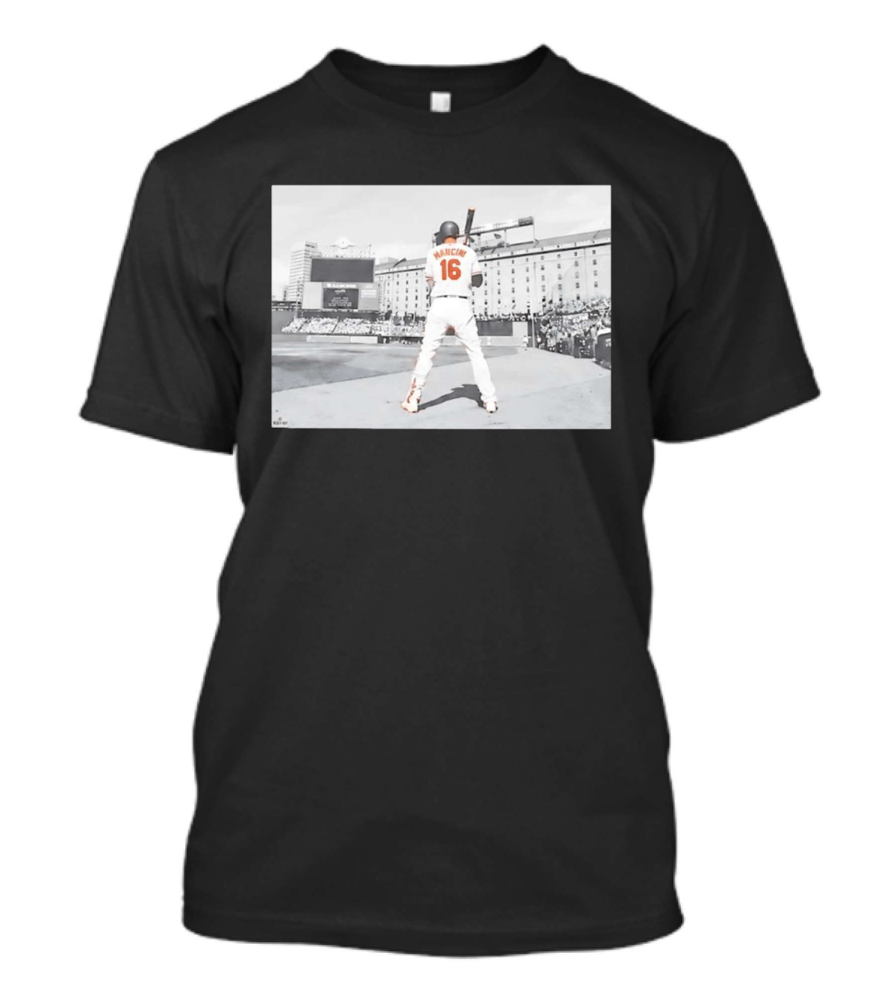 Baltimore Orioles Trey Mancini 16 Batting Camden Yards T-Shirt
