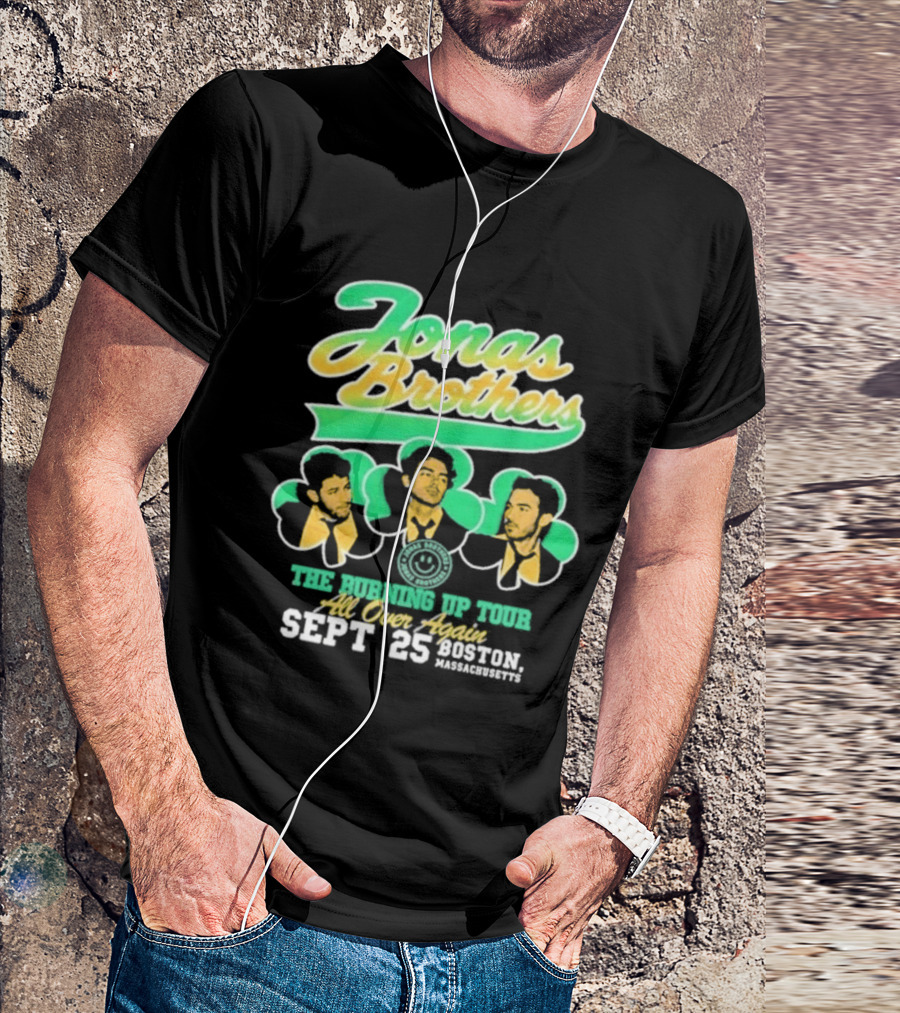 Jonas Brothers The Bringing Up Tour All Over Again Sept 25 Boston Massachusetts T-Shirt