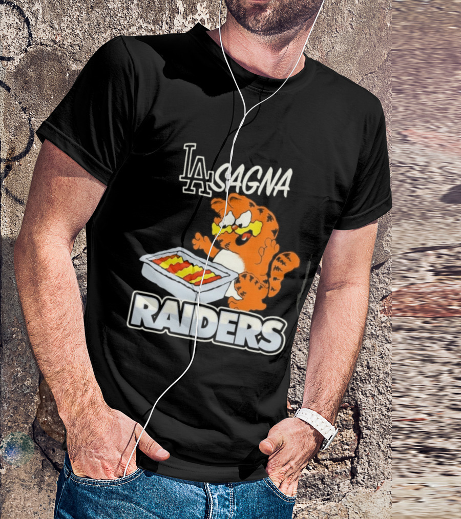 LA Lasagna Cat Raiders T-Shirt