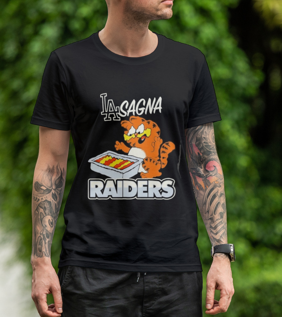 LA Lasagna Cat Raiders T-Shirt