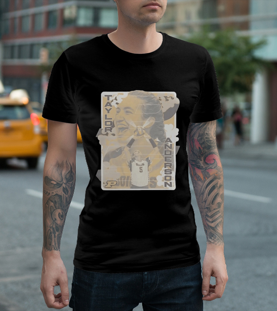 Taylor Anderson Purdue Boilers Volleyball Number 5 Player T-Shirt