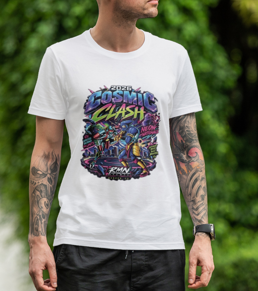 2026 Cosmic Clash Neon Nationals RMN Events T-Shirt
