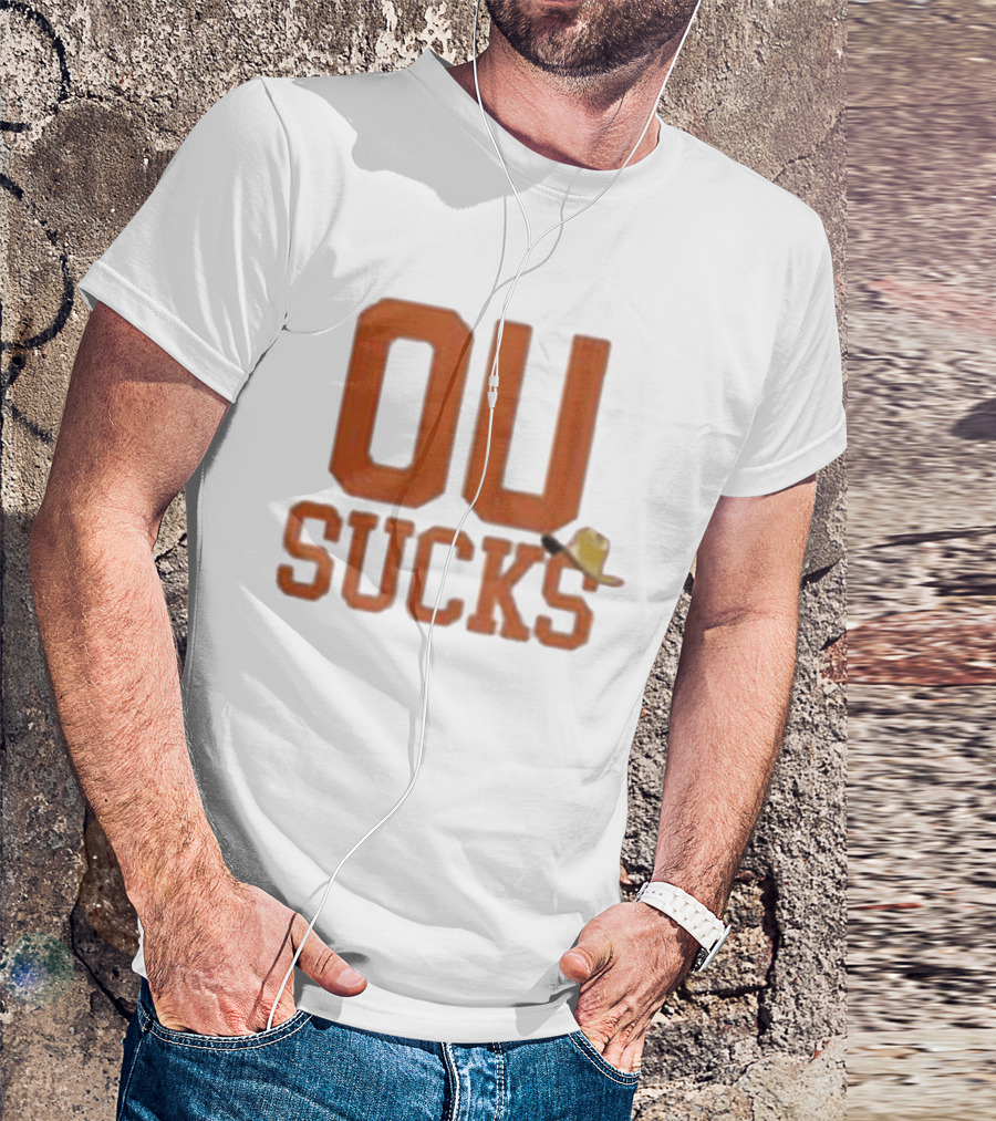 OU Sucks Texas Longhorn Rivalry T-Shirt