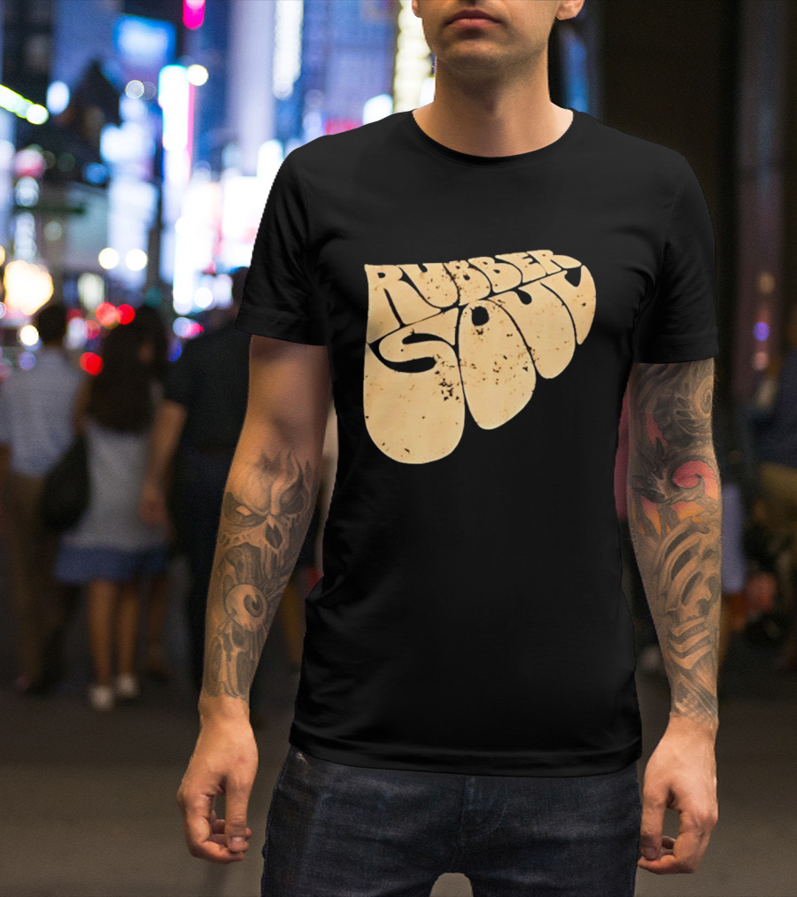 Distressed Rubber Soul Vintage Classic Rock T-Shirt