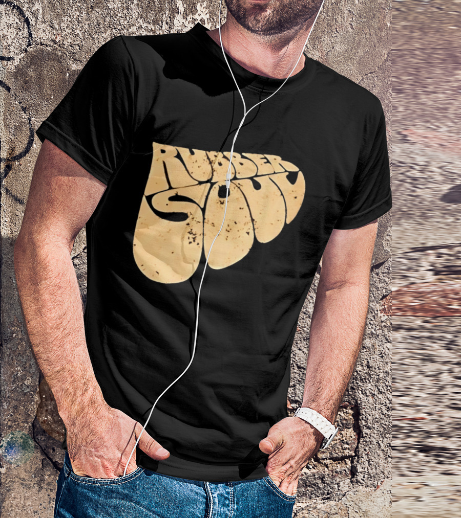 Distressed Rubber Soul Vintage Classic Rock T-Shirt