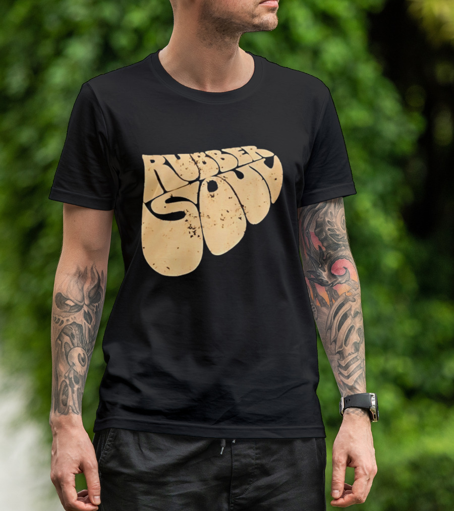 Distressed Rubber Soul Vintage Classic Rock T-Shirt