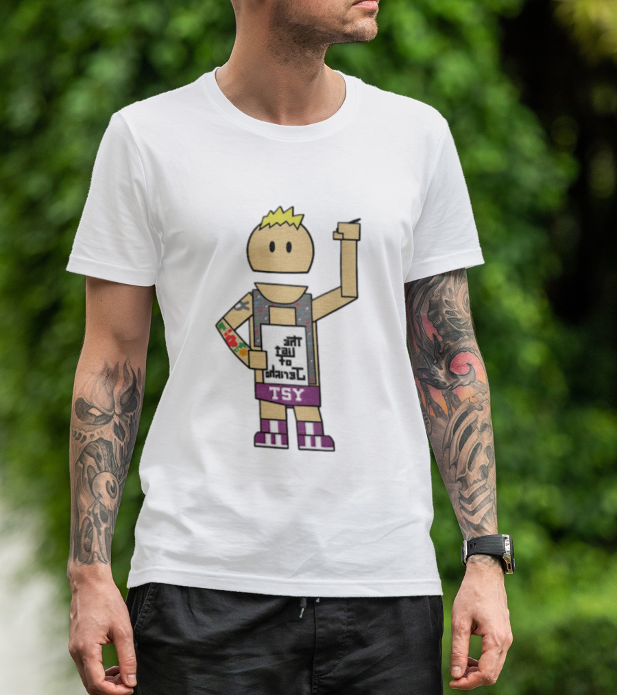 Ant Tail To Odarac Cartoon Tattooed Arm Fist TSY T-Shirt