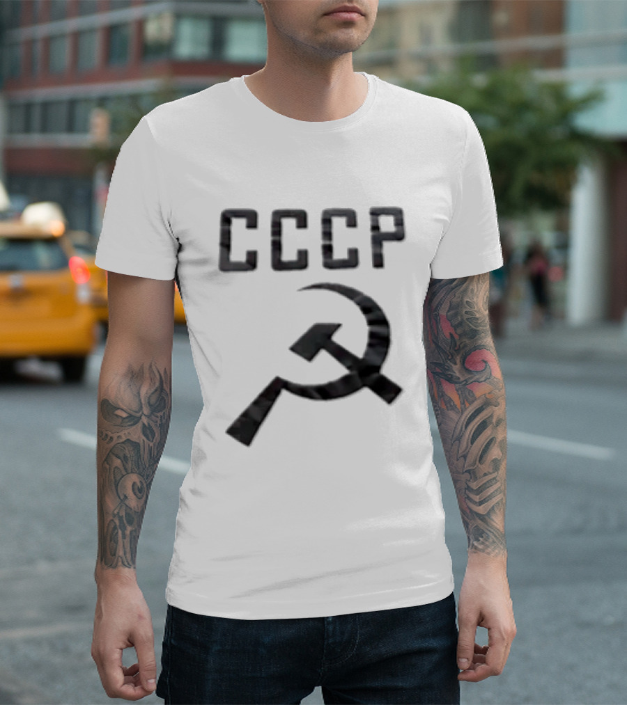CCCP Black Hammer And Sickle T-Shirt